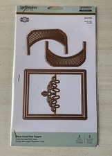 Spellbinders Glimmer Hot Foil Dies - Placeholder / Mini Topper