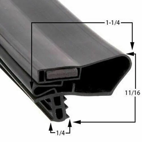 Hussmann Part 0461957 Black Magnetic Gasket