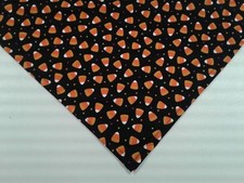 Dog Bandana, Scarf, Tie On/Slide On, Halloween, Candy Corn, XS, S, M, L