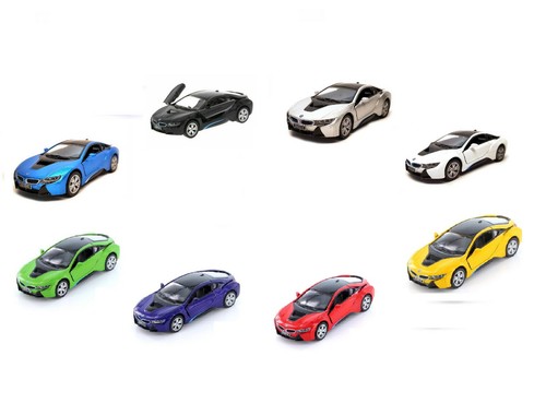 BMW i8 Hard Top, Kinsmart, Diecast Model Toy Car, 5'', 1:36 Scale, 8 colors - Picture 69 of 70