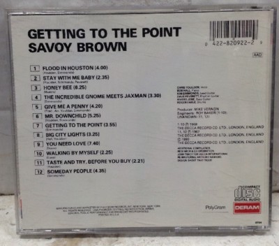 Savory Brown Getting To The Point CD 820922-2 | eBay