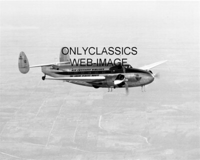 MID-CONTINENT AIRLINES LOCKHEED MODEL 18 LODESTAR AIRPLANE 8X10 PHOTO AVIATION