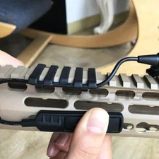 5 Slots Wire Loom Secures Switch Wire Rail Cover for Picatinny 20mm Rail