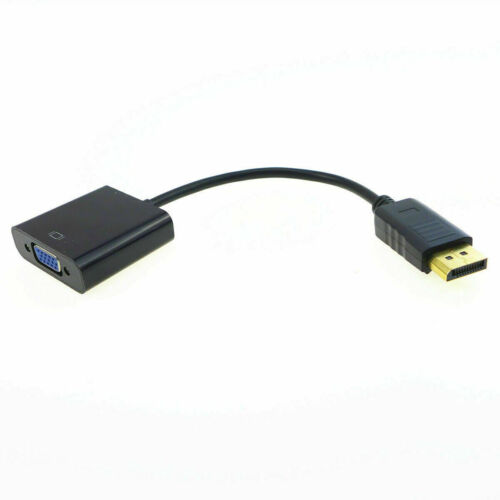 Display Port to VGA Female Video Cable Converter Adapter PC Monitor Desktop 1A8 - Picture 4 of 9