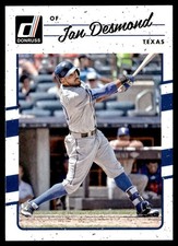 2017 Donruss Ian Desmond Texas Rangers #160