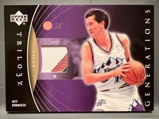 Valuable SP player limited to 50 pieces Patch 06 Upper Deck Jeff Hornacek Jeff H