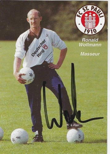 Ronald Wollmann - ST. PAULI - COLLECTION LIQUIDATION - original signed