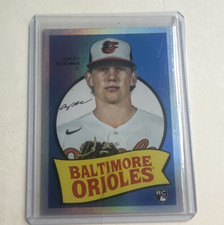 Topps Archives 2023 Adley Rutschman Rookie Orioles 1969 Foil #69T-7