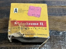Vintage Kodak Kodachrome II Color Movie Film 8mm IOB Open Untested May 1968