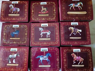 Trail Of Painted Ponies 12 Ornaments Some Super RARE! New Condition No Reserve