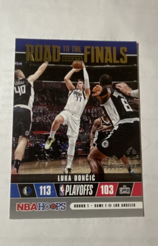 Luka Doncic #2 2021 Panini Hoops Road to the Finals card