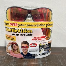 As Seen on TV Battlevision HD Polarized Sunglasses 2 Pairs, Eliminate Glare