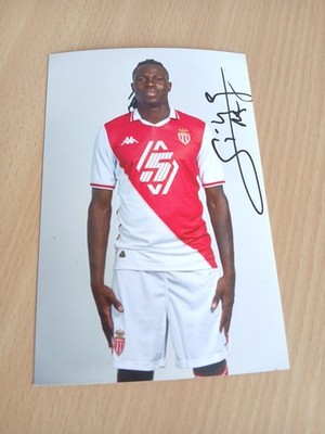 Signiertes Foto Wilfried Singo AS Monaco NEU (2)