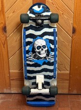 Vintage 1984 OG Powell Peralta Blue Ripper Skateboard Full Size Pig CLEAN