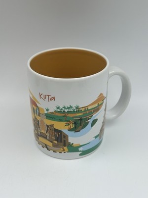 Starbucks Indonesia Kuta Tasse 473 ml Bali Mug Orange Innen NEU Sammlertasse