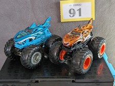 Hot Wheels Monster Jam Monster Trucks Shark Wreak And Tiger Shark Hot Wheels Monster Jam Monster Trucks Shark Wreak And Tiger Shark