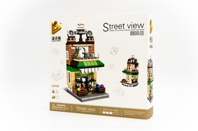 City Coffee Shop Bausteine Set 237 Teile Mini Haus Kinder 6 Jahre