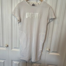 Puma White Shirt Dress Size Small