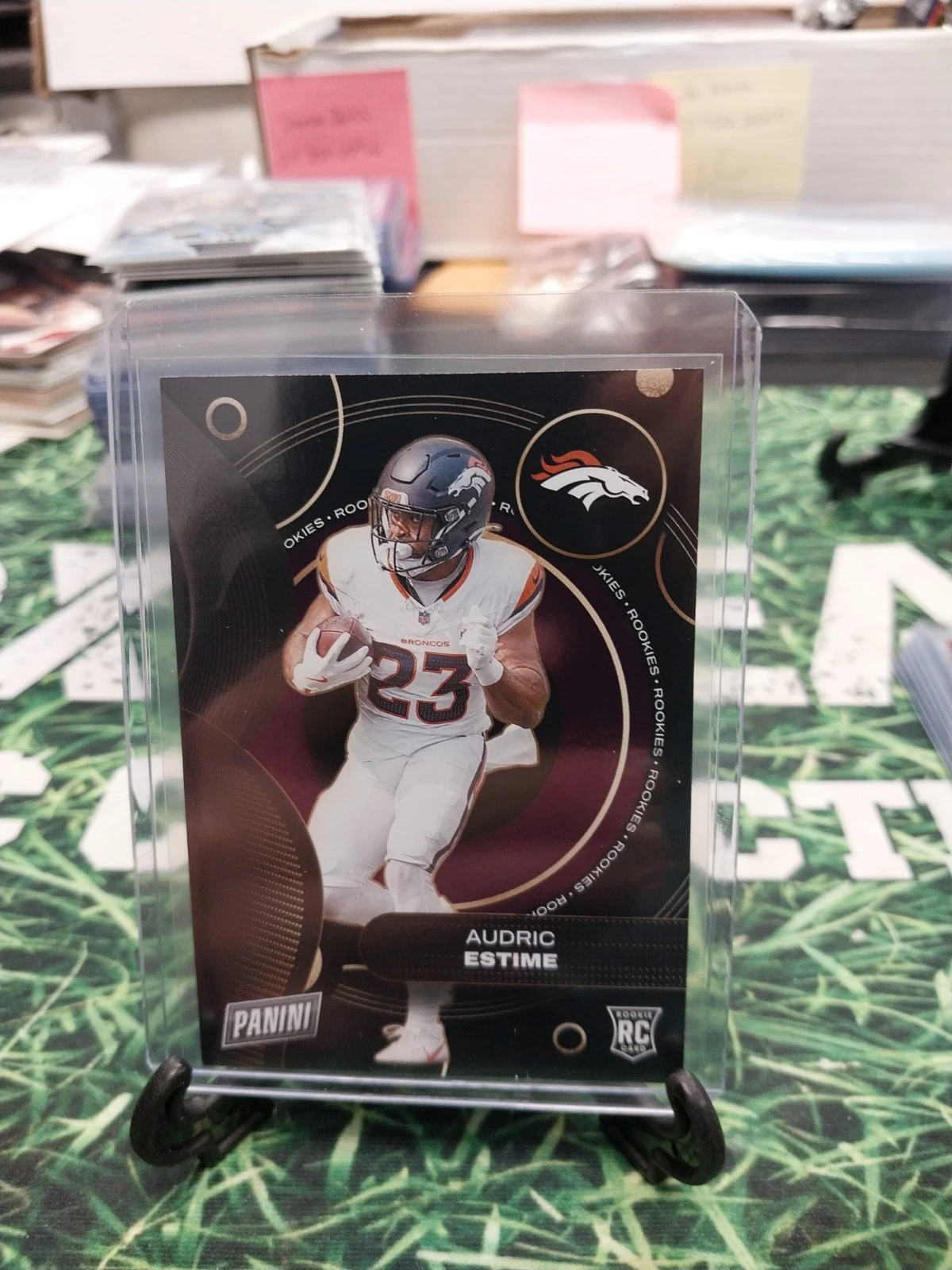 AUDRIC ESTIME 2024 Panini Player of the Day (Rookie) #RC21 BRONCOS 13/25