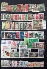 Zbiorek znaczków 70 szt. -Polska od 1915 (z seriami)