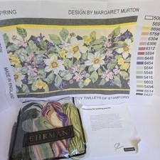 EHRMAN  Spring Needlepoint Kit 1993 Margaret ...