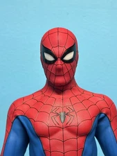 HEAD ONLY Hot Toys VGM48 Alex Ross Art Marvel Spider-Man Classic Suit 1/6 Scale