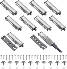 Pack of 10 Push to Open Door Opener, Pressure Door Opener, Push Lock Magnet for