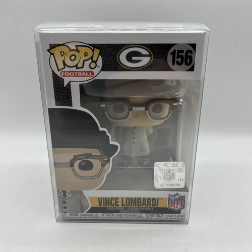 NFL Funko Pop! Legends Vince Lombardi 156 - Green Bay Packers - w/ Pop Protector