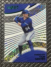 TYLER GENTRY 2023 Panini Clear Vision Green Sparkle SSP Rookie /5 Tigers Royals