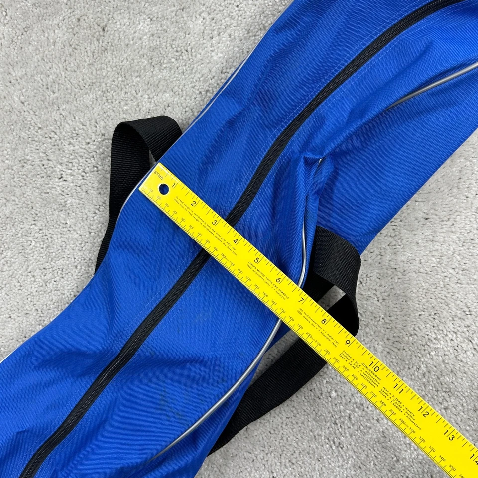 Bolsa de taco de beisebol Nike azul pendurada alças de náilon com zíper resistente à água - Imagem 4 de 4