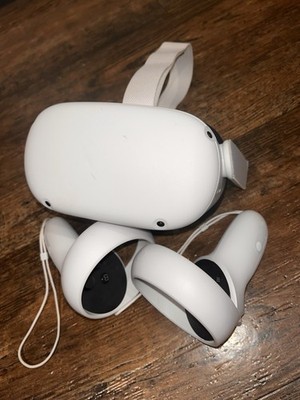 Meta Oculus Quest 2 128GB Advanced All-In-One VR Headset - White NO CHARGER