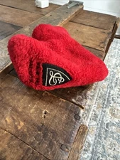Vintage Fur Rancho La Costa Putter Headcover Club Cover Red Blade Mallet