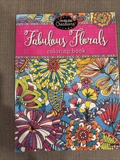 Cra-Z-Art Timeless Creations Adult Coloring Books: Floral Fantasy Creative C...