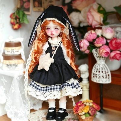 11 inch Height Doll Handmade Makeup Face Lifelike Joints Body with Full Outfits