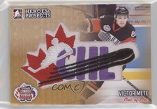 2015 Leaf ITG Heroes & Prospects Complete Logo 1/1 Victor Mete #CL-VM Patch 5ui
