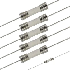 VG_S 5 pcs. LF T2.5AH250V, T2.5A250V AXIAL, Ceramic fuses 5x20mm, 2.5 Amp 250...