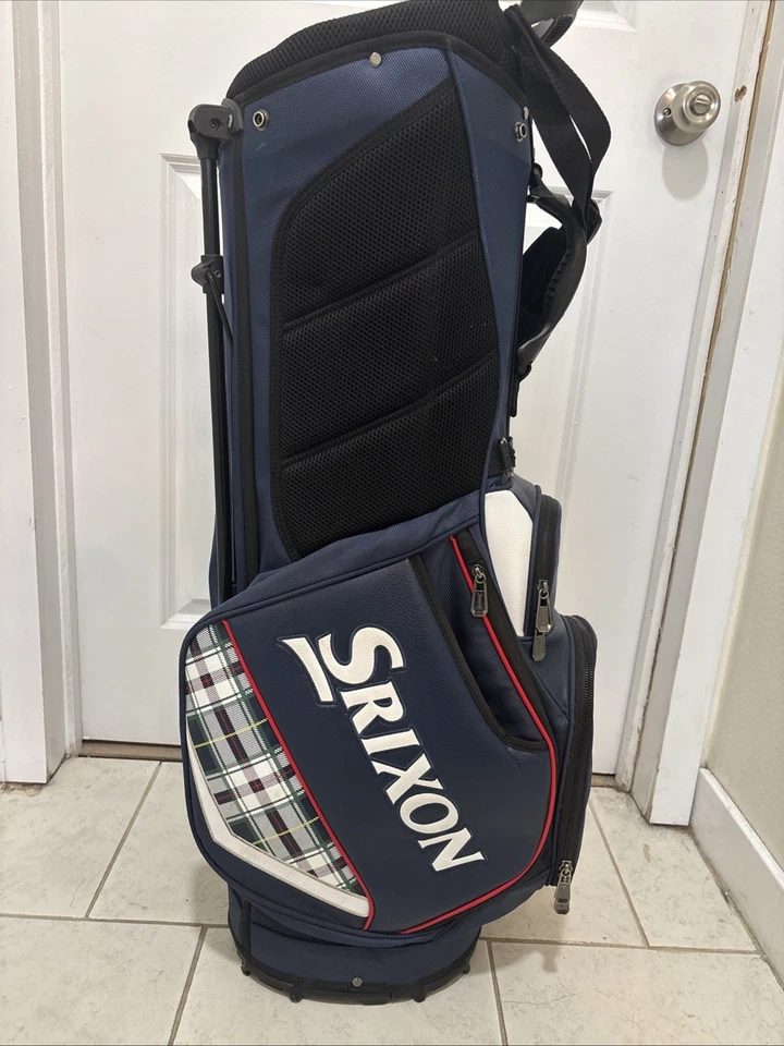 Srixon Golf Tour Stand Bag Limited Edition Scottish Tartan Navy Pine Hills - Image 4 of 4