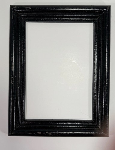 Set Of 2 Black Metal Cast Iron Picture Frames NO Glass HEAVY - Picture 2 of 16