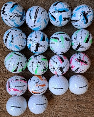 Lot/14 TaylorMade Speedsoft Used Golf Balls  Exact Ones Very Good Condition