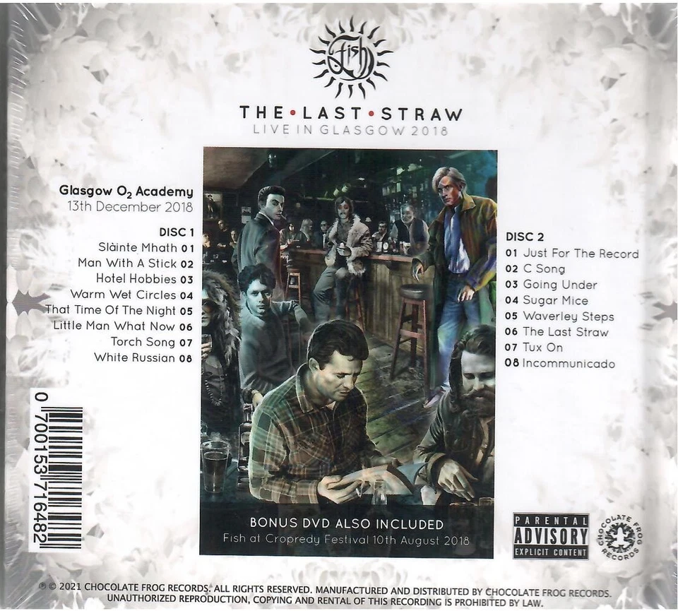 Fish ( Marillion ) * THE LAST STRAW * LIVE 2CD + DVD * Mediabook OOP - Bild 2 von 2
