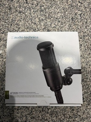 Audio-Technica AT2020 XLR Studio Microphone Bundle 8 ft XLR cable included