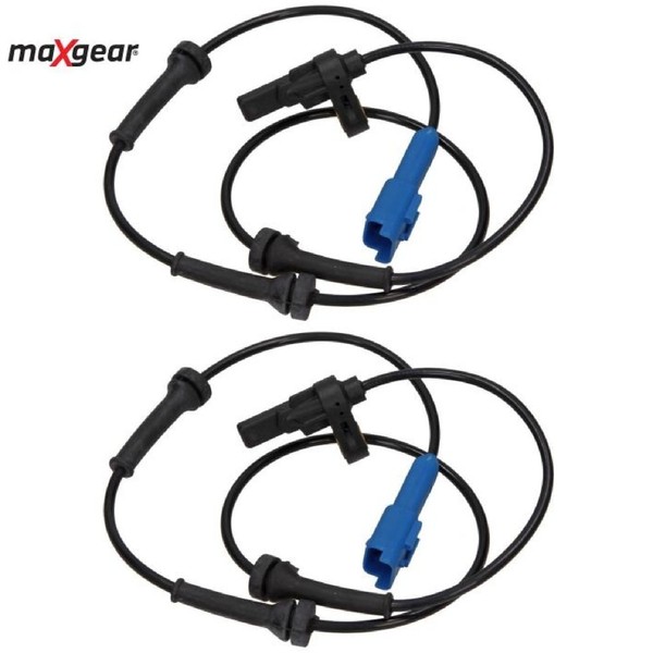 2X Sensor FüR Raddrehzahl Maxgear 20-0102 2 Sensor Raddrehzahl FüR Peugeot-image