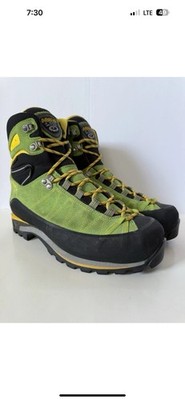 ASOLO Elbrus GV ML Lime Black Women s 9.5 Mountaineering Trekking Hiking Boots
