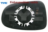 TYC 310-0159-1 Spiegelglas FüR AußEnspiegel Rechts FüR Ford FüR Seat FüR VW