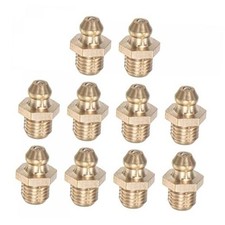 Brass Straight Grease Fitting Thread Hydraulic Grease Fitting M8 x 1mm