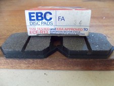 EBC FA 34 Disc brake pads for Yamaha XS 250-1100/XJ650/XV1000 New/old Stock