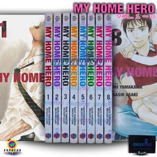 My Home Hero Volume 1-8 Manga English Full Set Comic Books New by Naoki Yamakawa