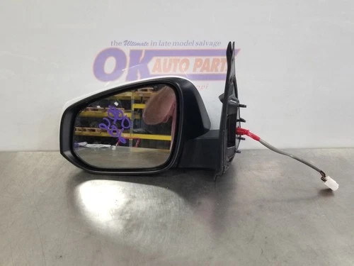19 2019 TOYOTA TACOMA SR5 EXTERIOR SIDE VIEW POWER MIRROR WHITE LEFT DRIVER