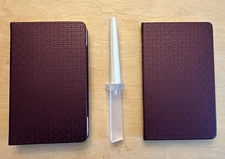 Lot Of 3 Professional Jewelry Counter Display Books And Ring Wand Showcase Set