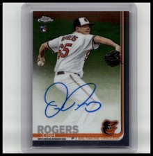 2019 Topps Chrome #RA-JR Josh Rogers Rookie Autographs